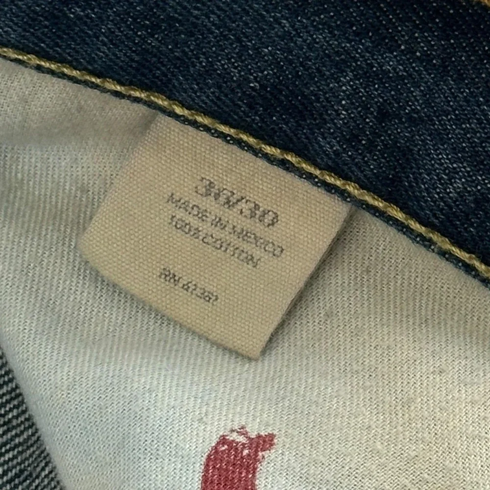 Polo Ralph Lauren‎ 067 Jeans Mens 40x30 Blue Vintage Straight Authentic Denim